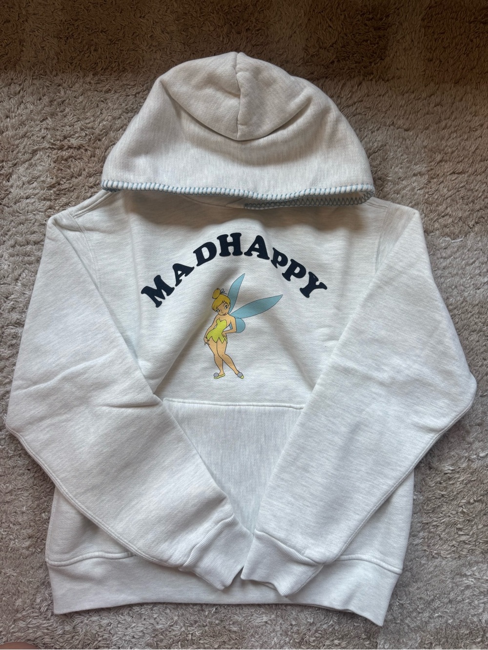 Madhappy x Tinker Bell Graphic Hoodie in Heather Gray - Picture 2 of 3